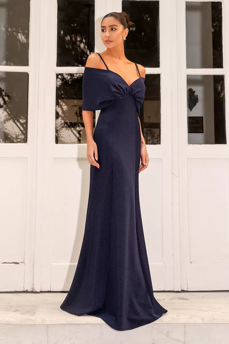 Dot Clothing - Dress Dot Clothing Roberta Lurex Azul - 2505AZUL Dot Clothing - Dress Dot Clothing Roberta Lurex Azul - 2505AZUL