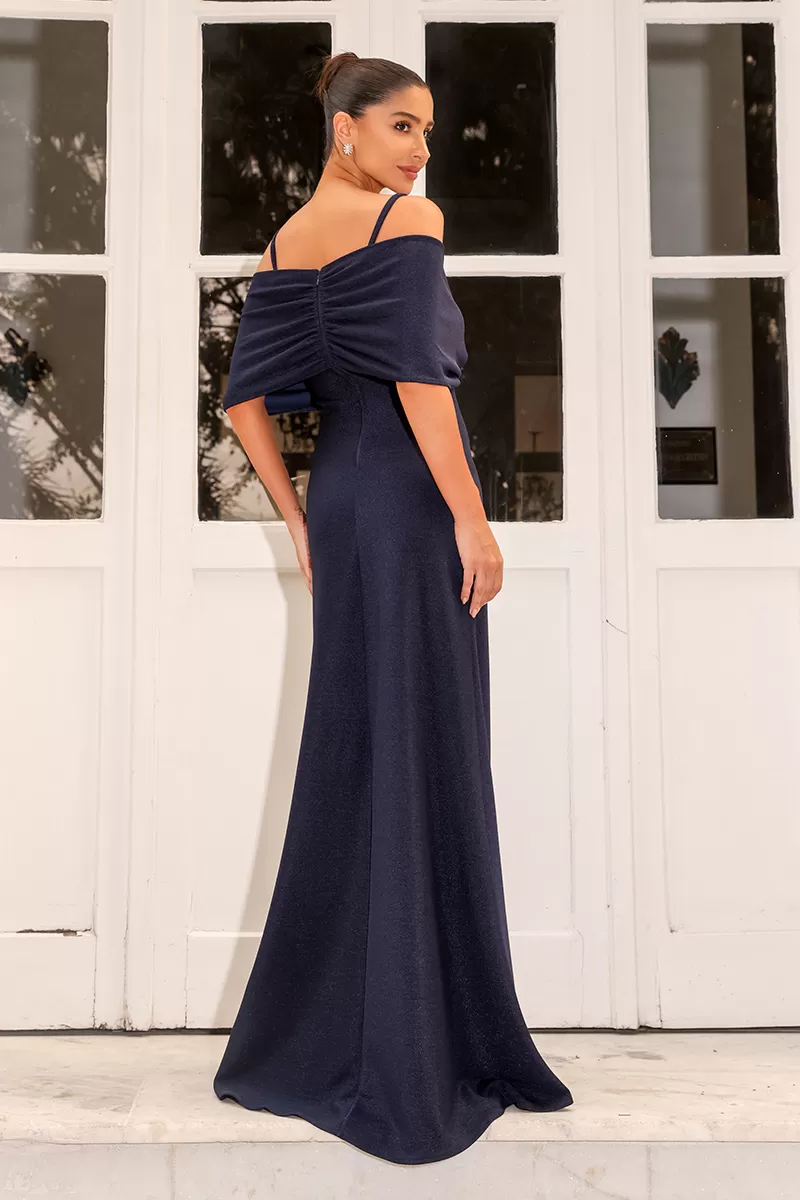 Dot Clothing - Dress Dot Clothing Roberta Lurex Azul - 2505AZUL Dot Clothing - Dress Dot Clothing Roberta Lurex Azul - 2505AZUL