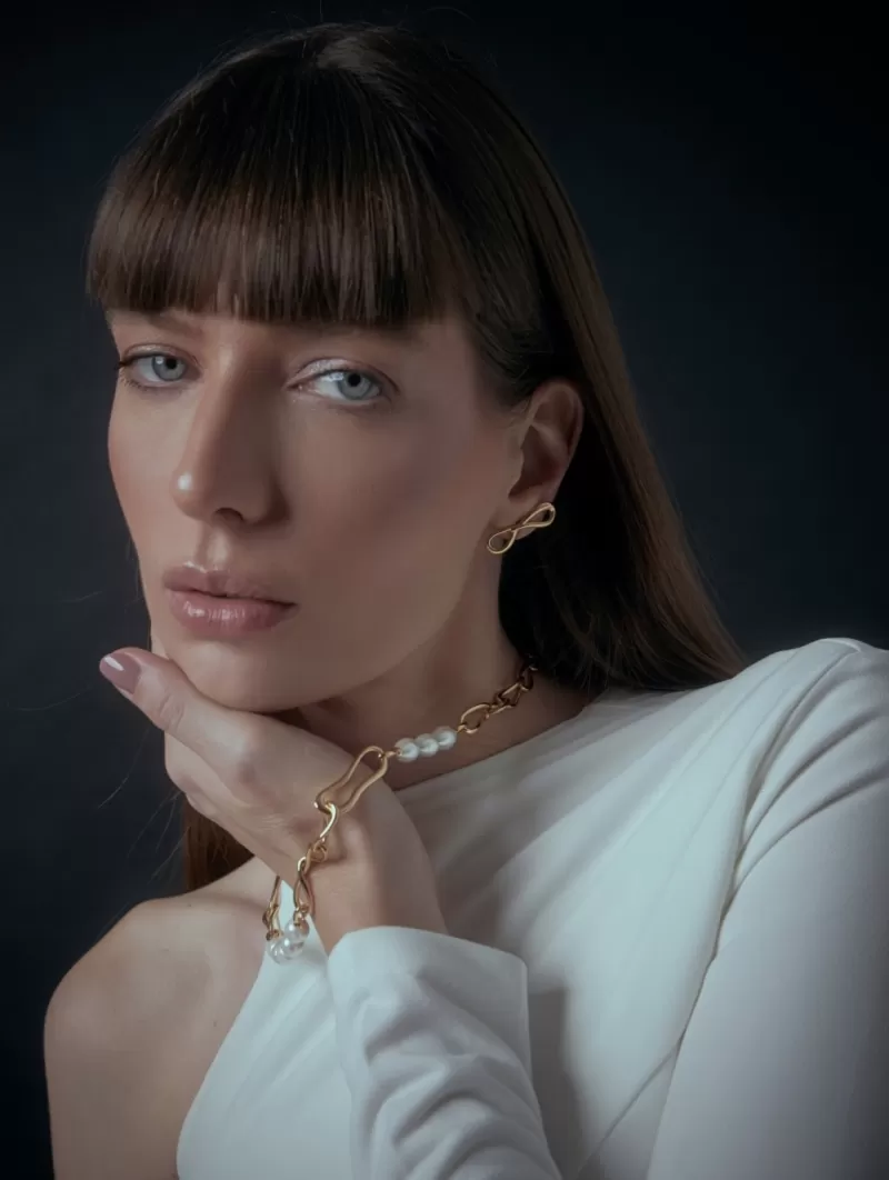 Mikabe - Earring Infinity Ear Cuff - MK1986