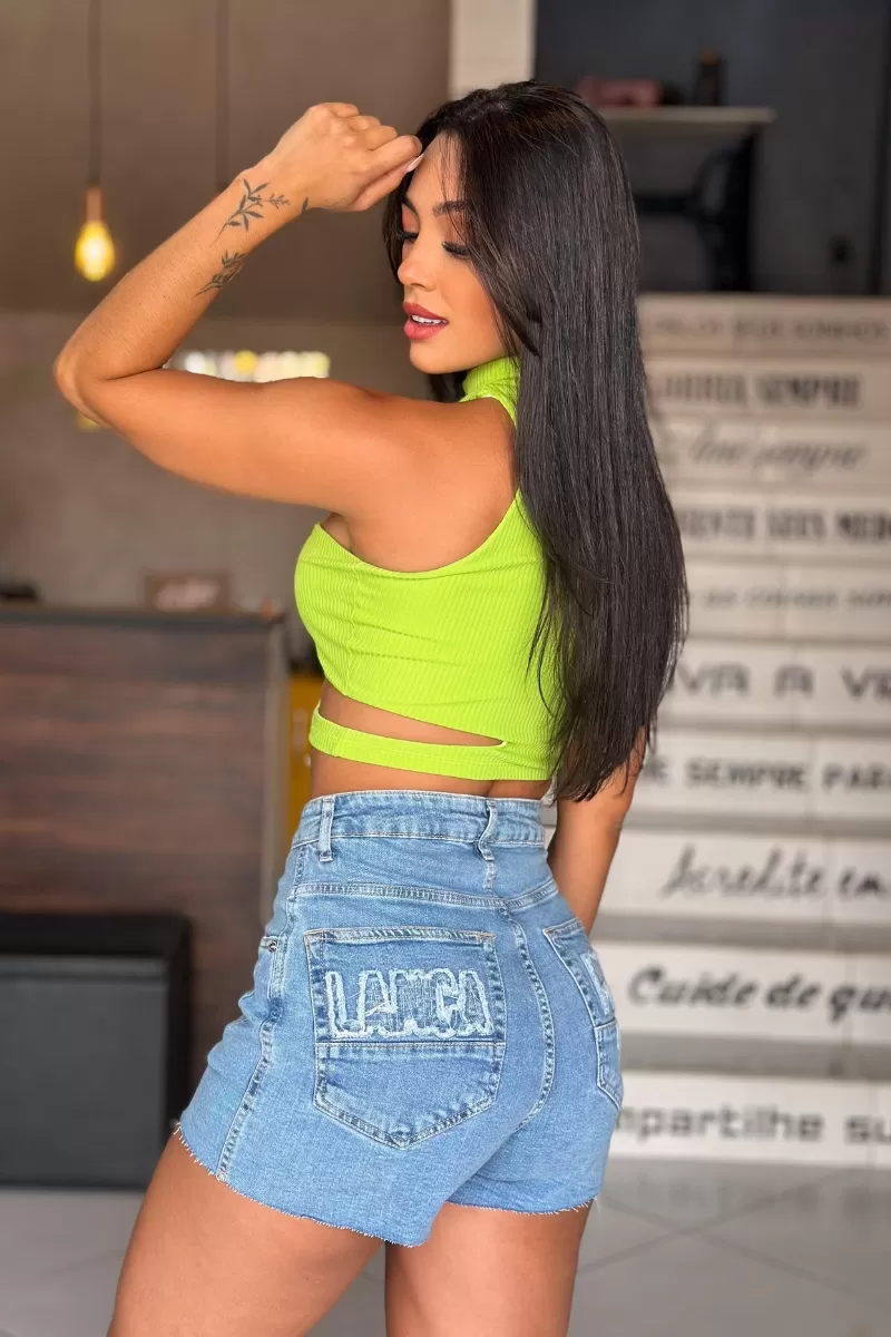 LANÇA PERFUME - SINGLE SHOULDER CROPPED TOP LAUNCHES PERFUME - 6248 LANÇA PERFUME - SINGLE SHOULDER CROPPED TOP LAUNCHES PERFUME - 6248