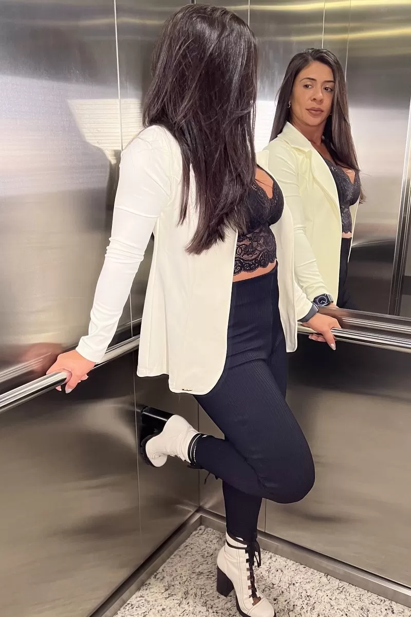 DEIALAMODA - TRADITIONAL OFF WHITE BLAZER - 150696 DEIALAMODA - TRADITIONAL OFF WHITE BLAZER - 150696