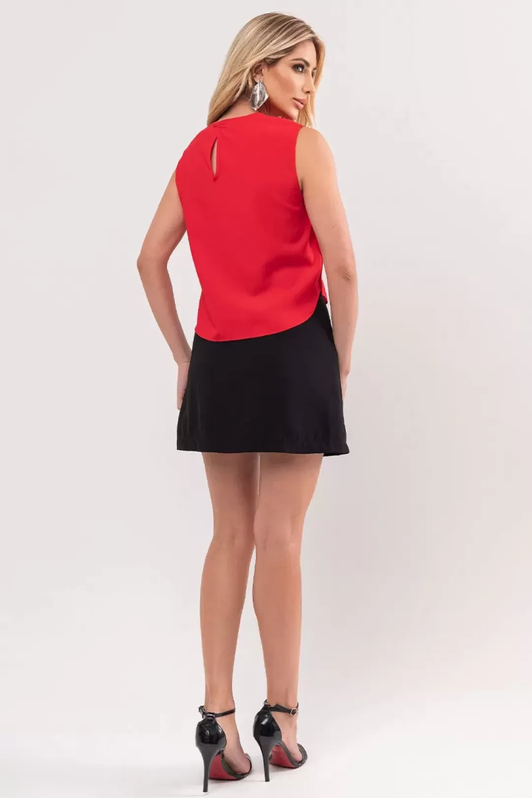 Miss Misses - Miss Misses Priscila Red Shirt - 80567VERM