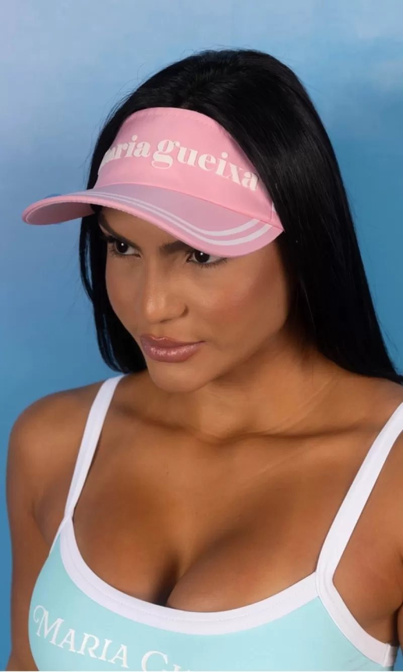 Maria Gueixa - SUMMER 25 MARIA GUEIXA PINK CANDY VISOR - 12112 Maria Gueixa - SUMMER 25 MARIA GUEIXA PINK CANDY VISOR - 12112