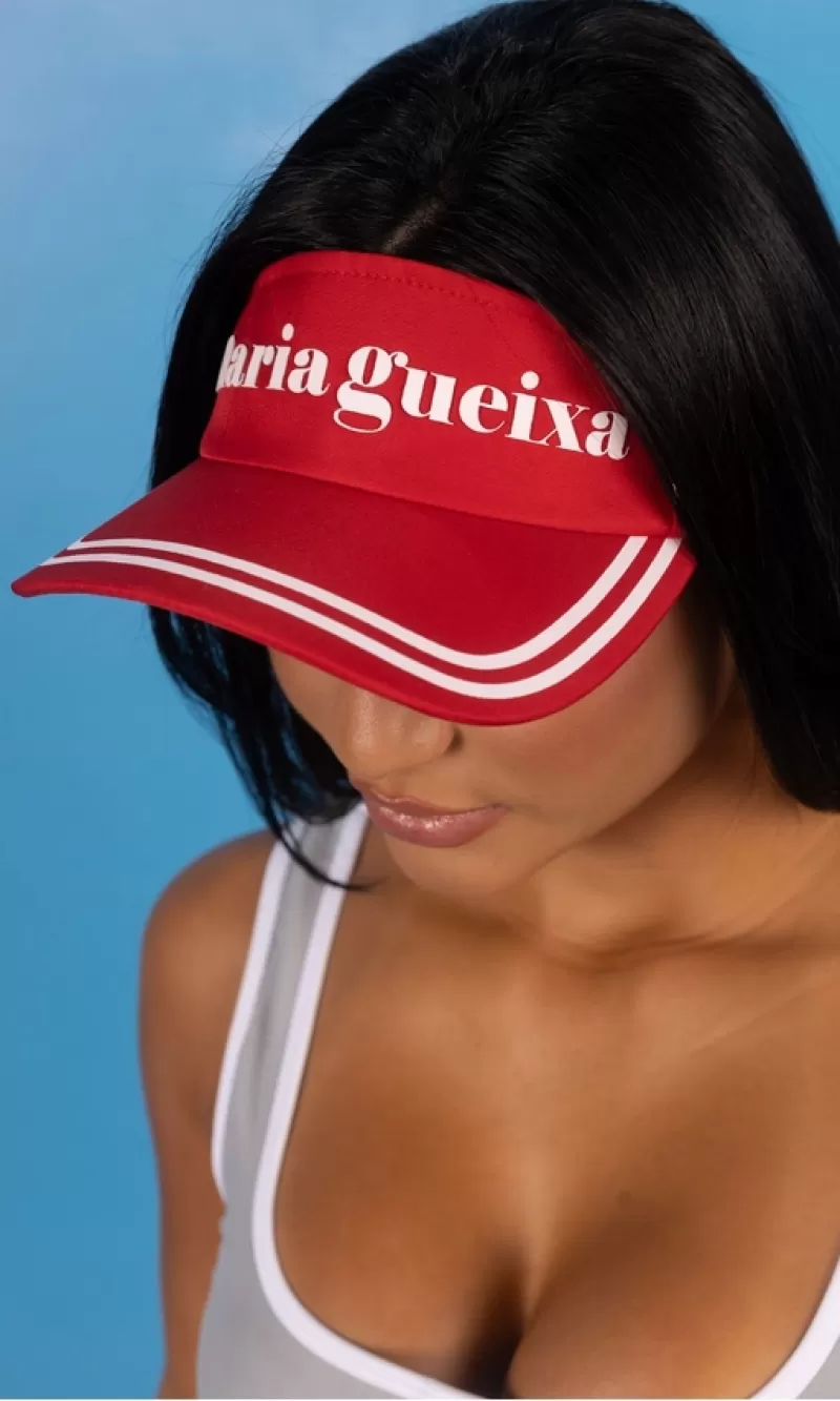 Maria Gueixa - SUMMER 25 MARIA GEISHA RED VISOR - 12111 Maria Gueixa - SUMMER 25 MARIA GEISHA RED VISOR - 12111