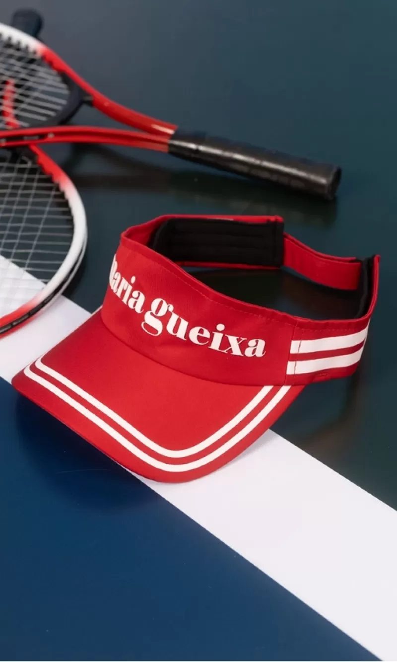 Maria Gueixa - SUMMER 25 MARIA GEISHA RED VISOR - 12111 Maria Gueixa - SUMMER 25 MARIA GEISHA RED VISOR - 12111