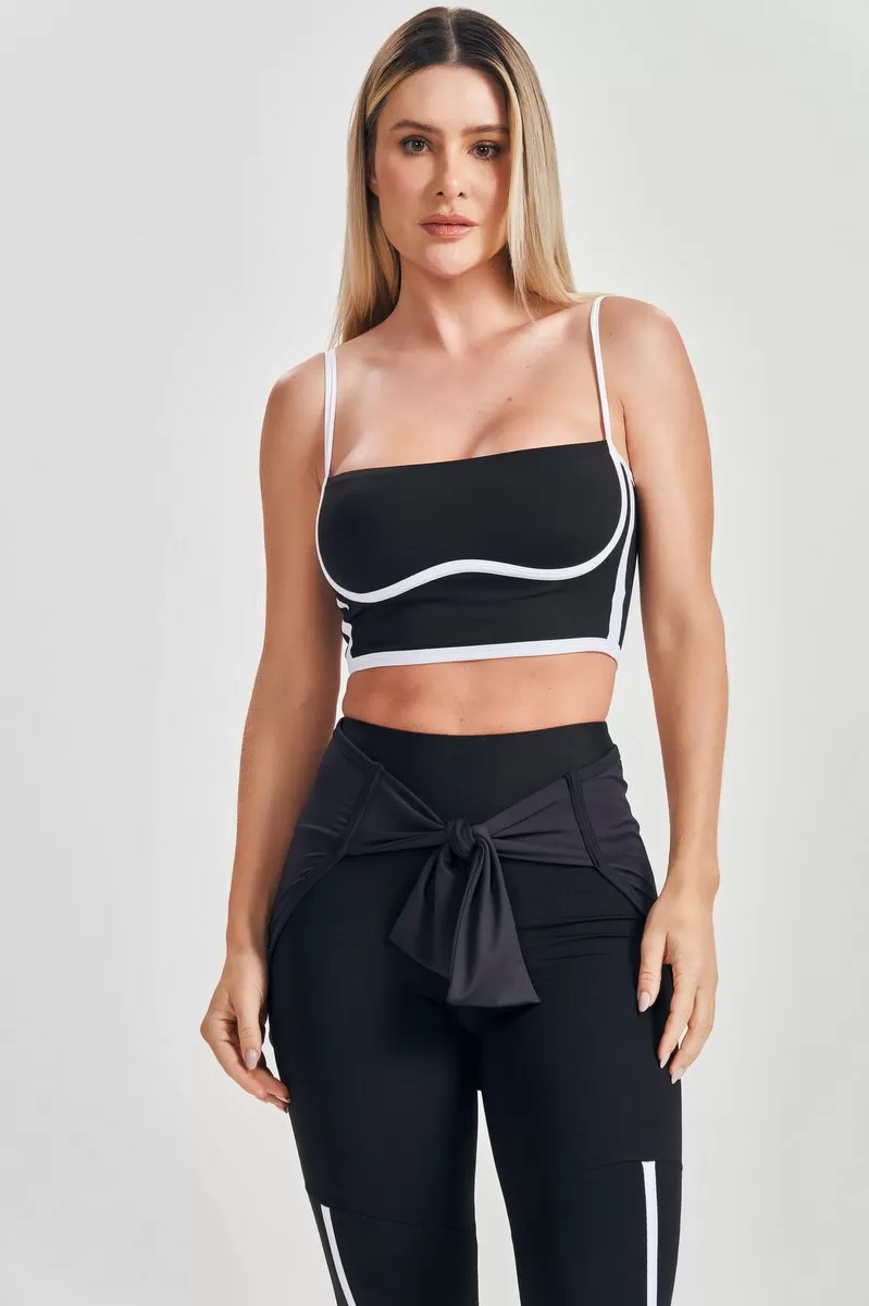 Lets Gym - Black Stard Top - 2547PT Lets Gym - Black Stard Top - 2547PT