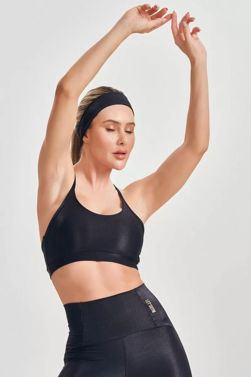 Lets Gym - Basic Fit Black Top - 2582PT Lets Gym - Basic Fit Black Top - 2582PT