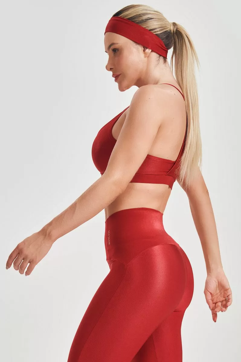 Lets Gym - Basic Fit Red Top - 2582VM Lets Gym - Basic Fit Red Top - 2582VM