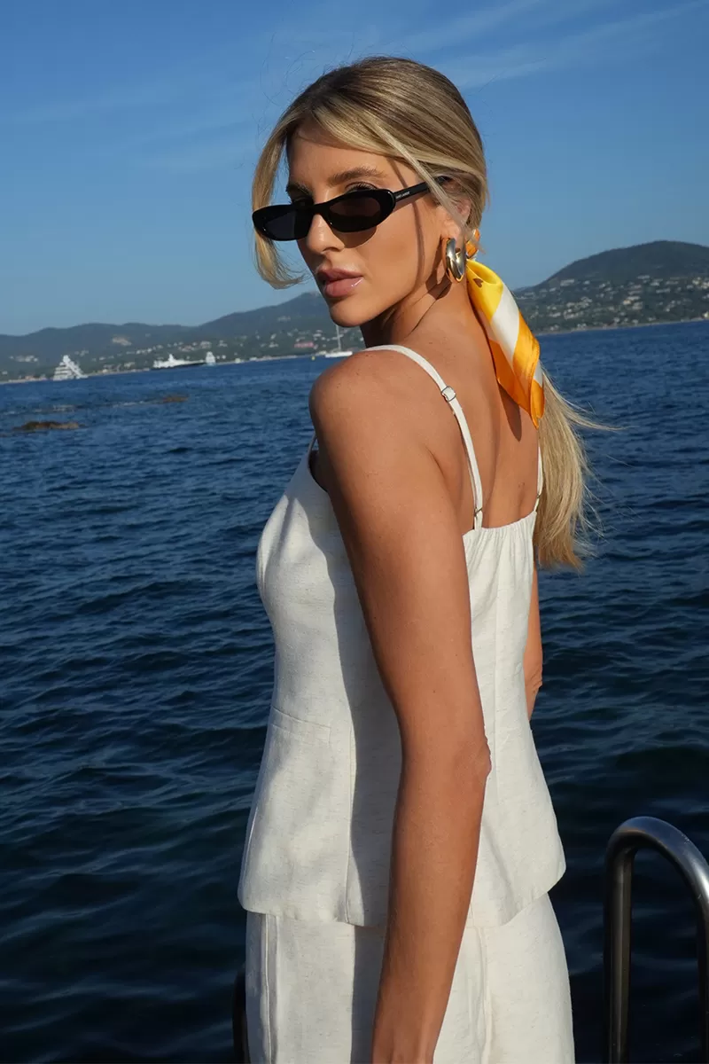 Dot Clothing - Shirt Dot Clothing Gisele Vest Off White - 2491OFF Dot Clothing - Shirt Dot Clothing Gisele Vest Off White - 2491OFF