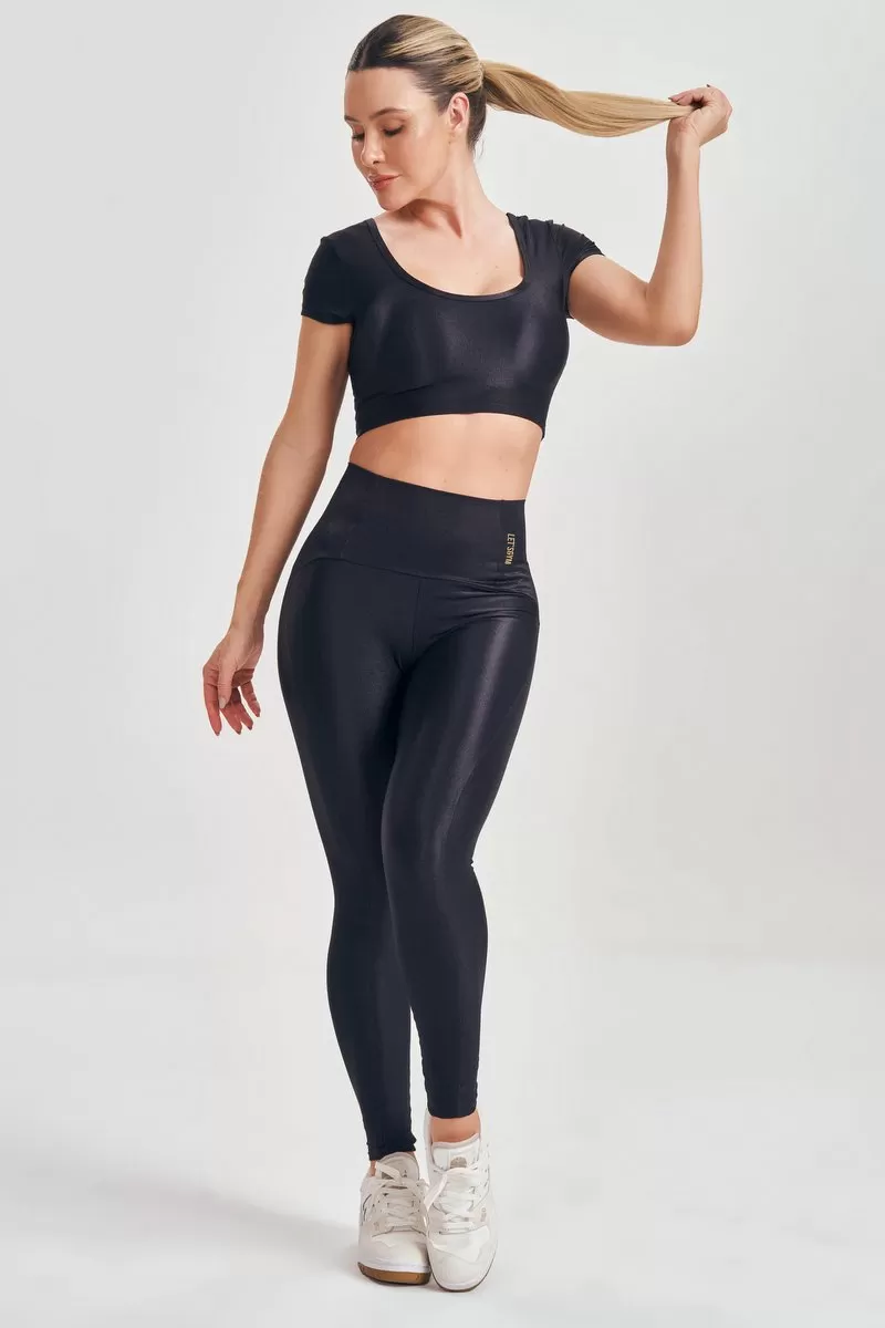 Lets Gym - Basic Fit Black Leggings - 2583PT Lets Gym - Basic Fit Black Leggings - 2583PT