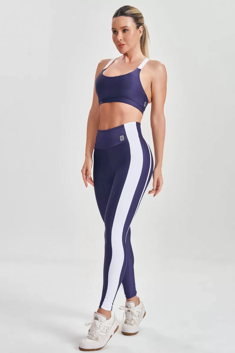 Lets Gym - Blue Flex Leggings - 2529AZM Lets Gym - Blue Flex Leggings - 2529AZM