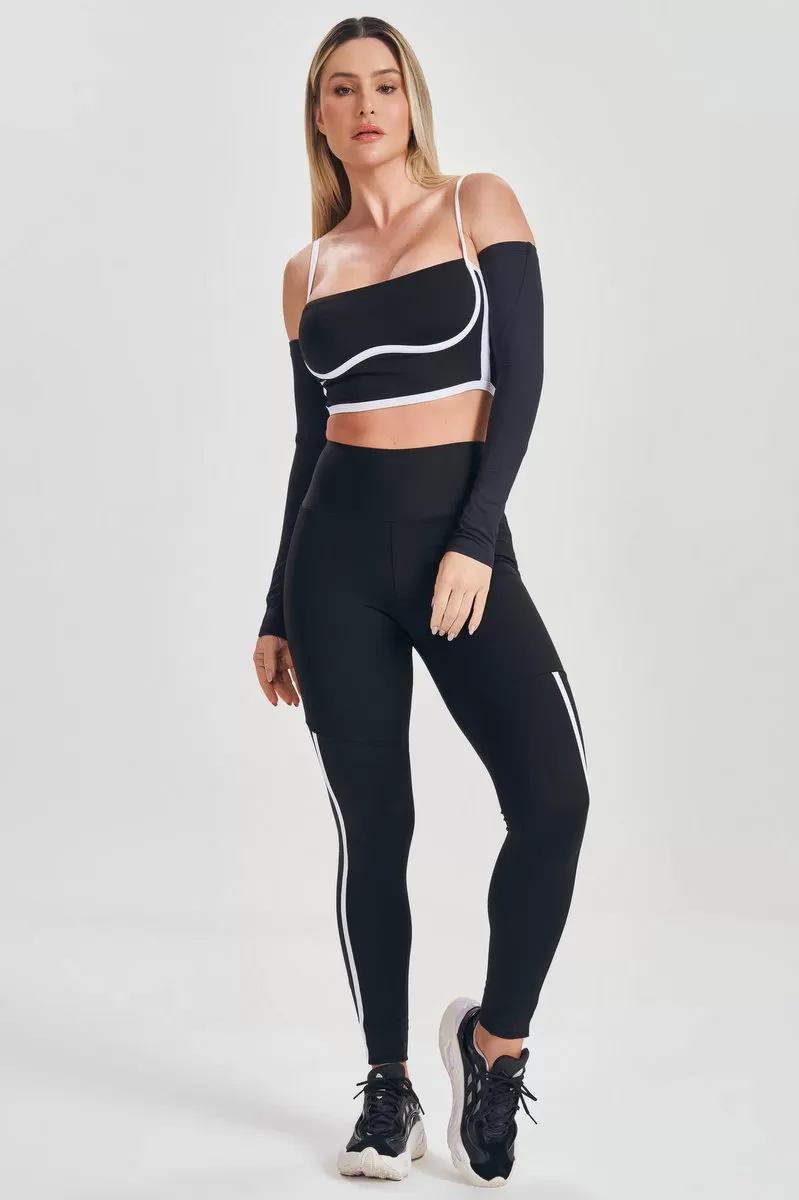 Lets Gym - Black Start Leggings - 2548PT Lets Gym - Black Start Leggings - 2548PT