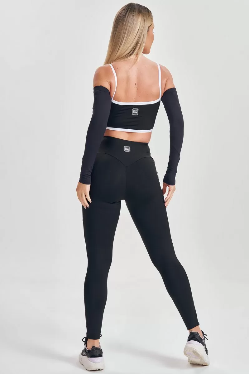 Lets Gym - Black Start Leggings - 2548PT Lets Gym - Black Start Leggings - 2548PT