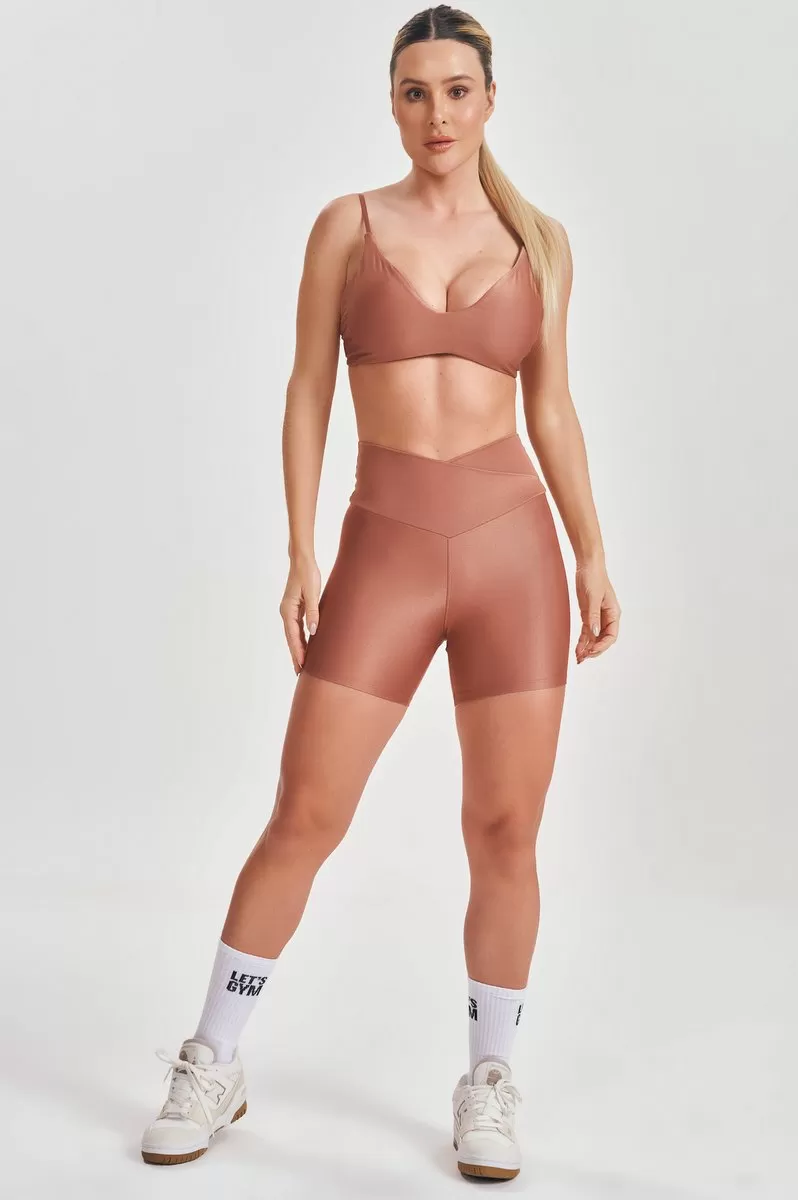 Lets Gym - Just Bronze Shorts - 2556BZ Lets Gym - Just Bronze Shorts - 2556BZ