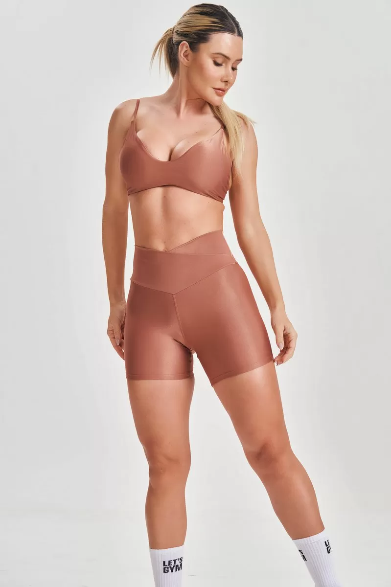 Lets Gym - Just Bronze Shorts - 2556BZ Lets Gym - Just Bronze Shorts - 2556BZ