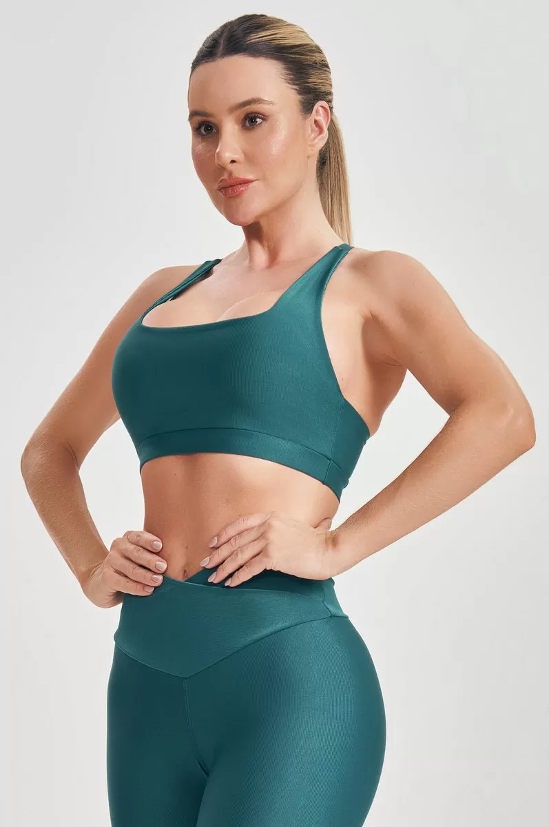 Lets Gym - Just Green Swim Top - 2567VD Lets Gym - Just Green Swim Top - 2567VD