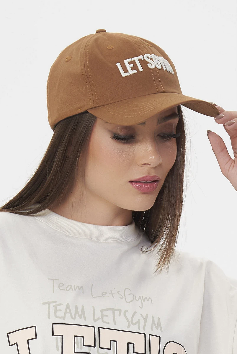 Lets Gym - Brown Lets Gym Cap - 2596MR