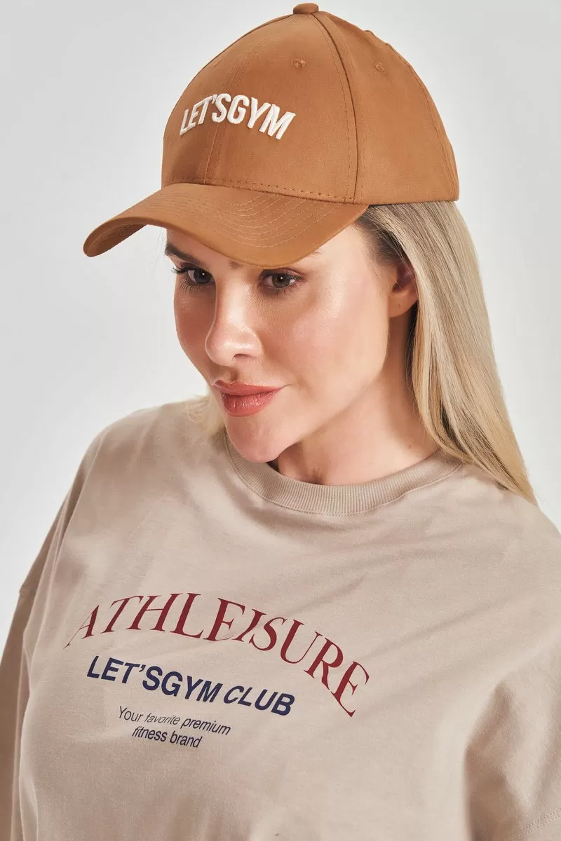 Lets Gym - Brown Lets Gym Cap - 2596MR Lets Gym - Brown Lets Gym Cap - 2596MR