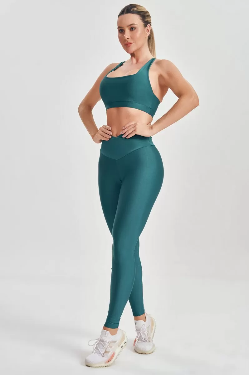 Lets Gym - Green Just Leggings - 2555VD Lets Gym - Green Just Leggings - 2555VD