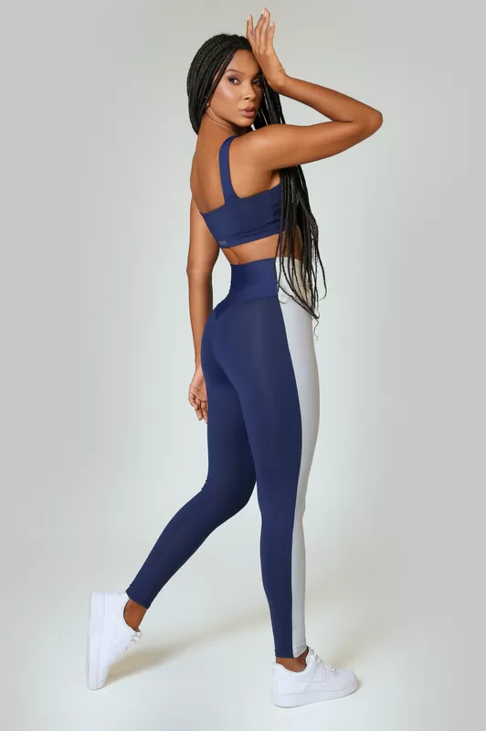 Lets Gym - Legging Silhouette Azul - 2539AZM Lets Gym - Legging Silhouette Azul - 2539AZM