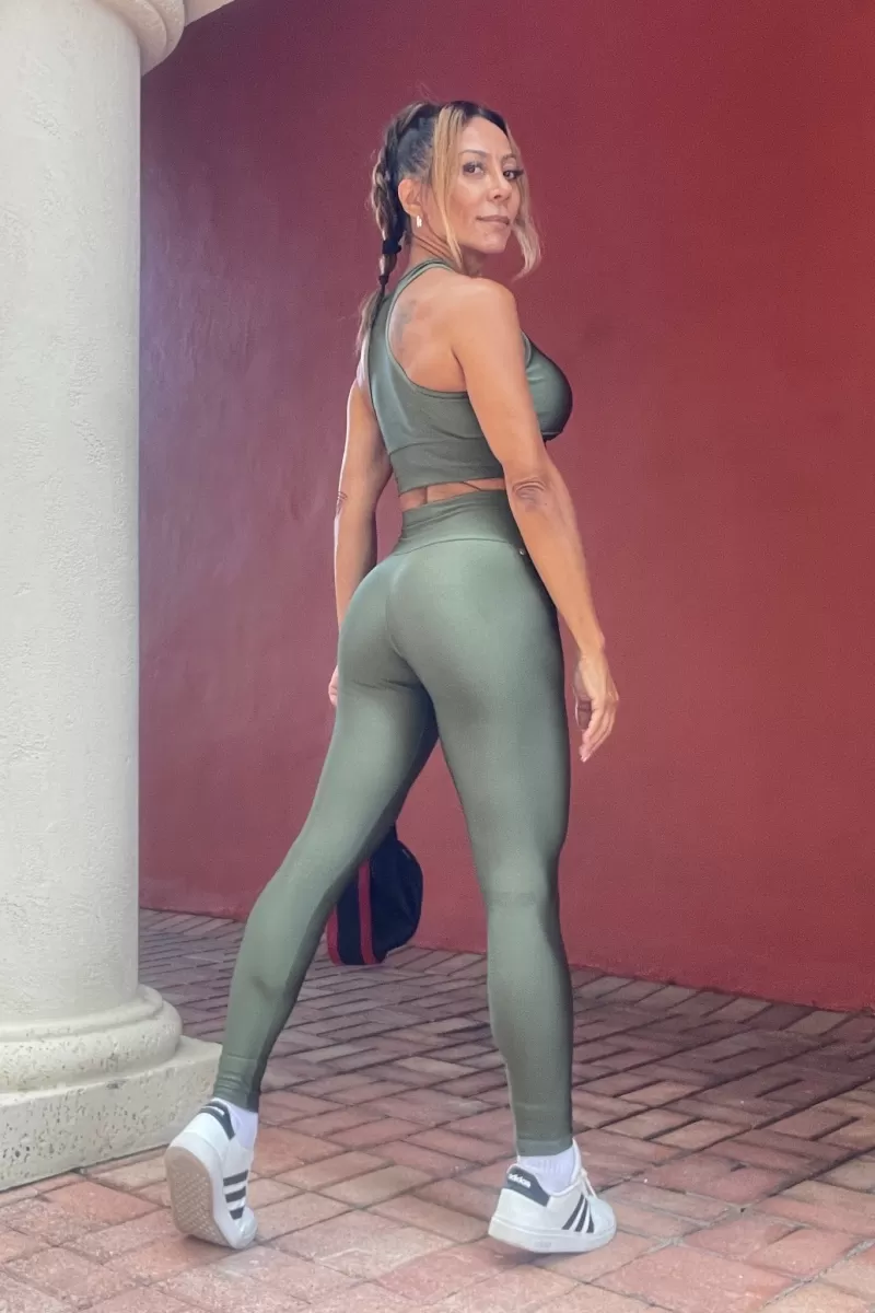 Canoan - Olympia Military Green Leggings - 007F002
