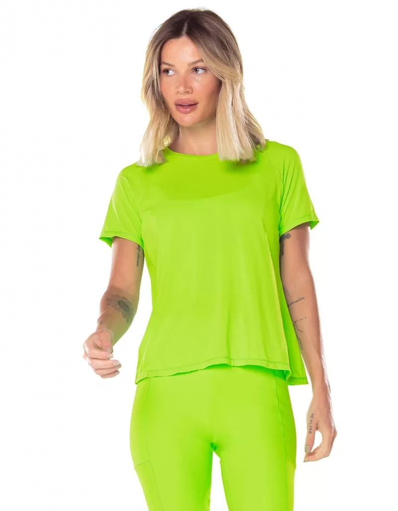 Vestem - Dry Fit Sunny Neon Green Short Sleeve Shirt - BMC753.V25.C0041