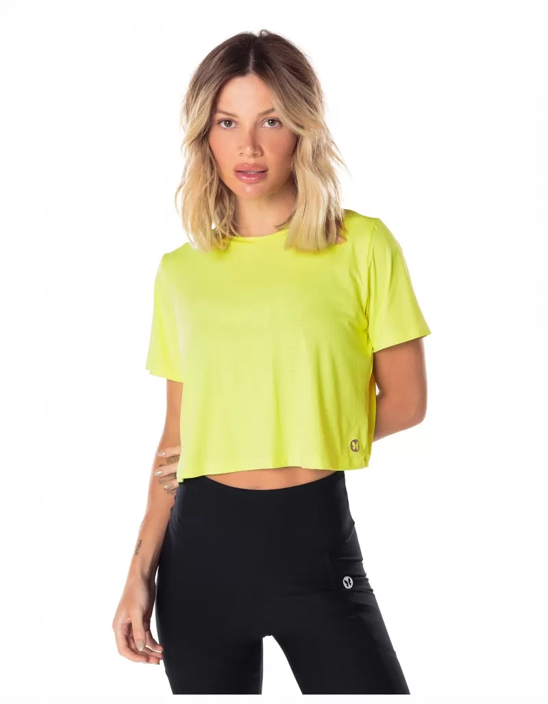 Vestem - Dry Fit Honey Neon Yellow Short Sleeve Shirt - BMC766.V25.C0009
