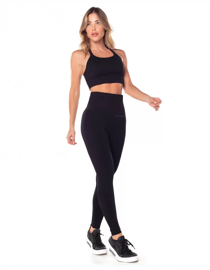 Vestem - Seamless Gal Black Leggings - FS1398.V25.C0002 Vestem - Seamless Gal Black Leggings - FS1398.V25.C0002