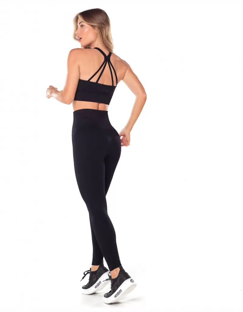 Vestem - Seamless Gal Black Leggings - FS1398.V25.C0002 Vestem - Seamless Gal Black Leggings - FS1398.V25.C0002