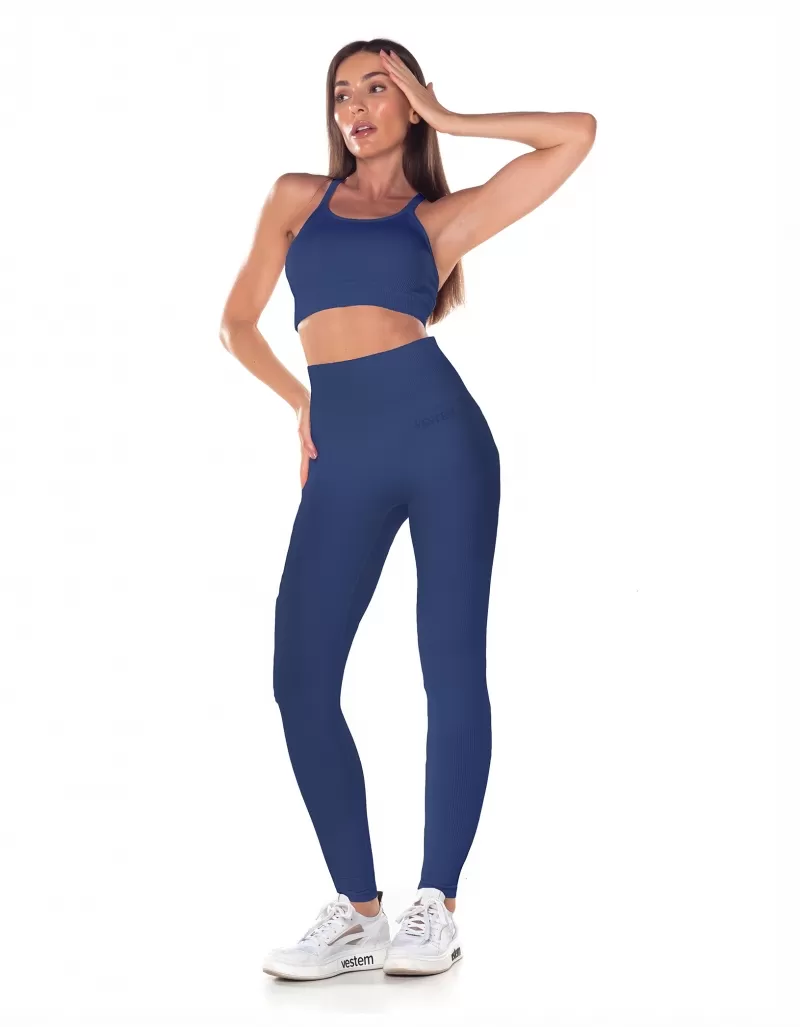 Vestem - Seamless Gal Blue Jeans legging - FS1398.V25.C0257