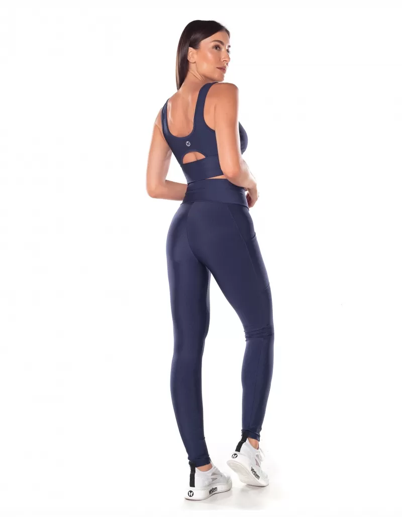 Vestem - Cos Wrap Around Honey Beehive Navy Blue Leggings - FS1438.V25.E1279.V25 Vestem - Cos Wrap Around Honey Beehive Navy Blue Leggings - FS1438.V25.E1279.V25