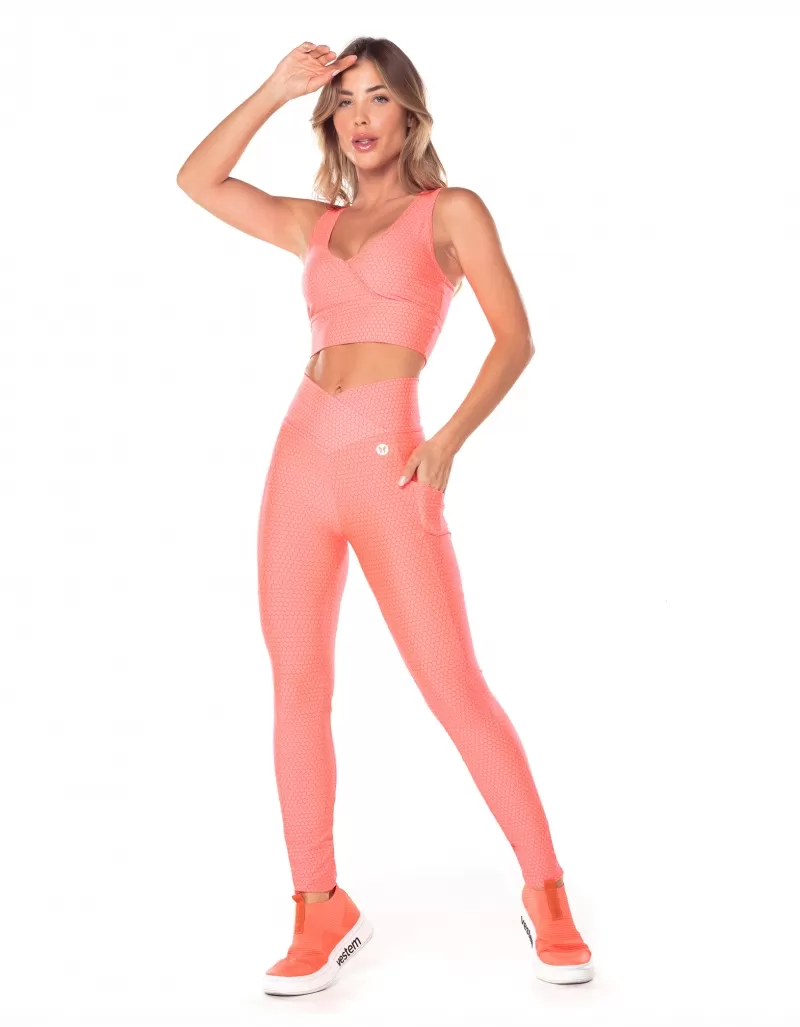 Vestem - Cos Crossover Honey Hive Pop Legging - FS1438.V25.E1280.V25 Vestem - Cos Crossover Honey Hive Pop Legging - FS1438.V25.E1280.V25