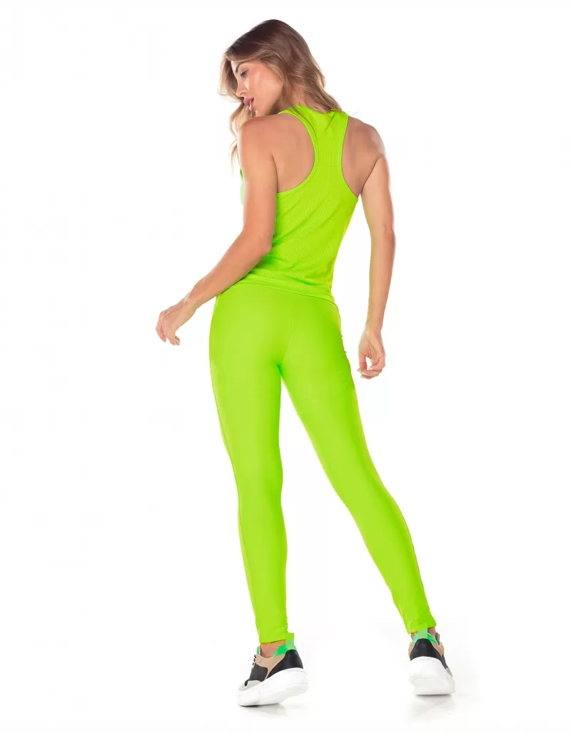 Vestem - Neon Green Basic Dry Fit Mesh Tank Shirt - REG15.V25.C0041 Vestem - Neon Green Basic Dry Fit Mesh Tank Shirt - REG15.V25.C0041