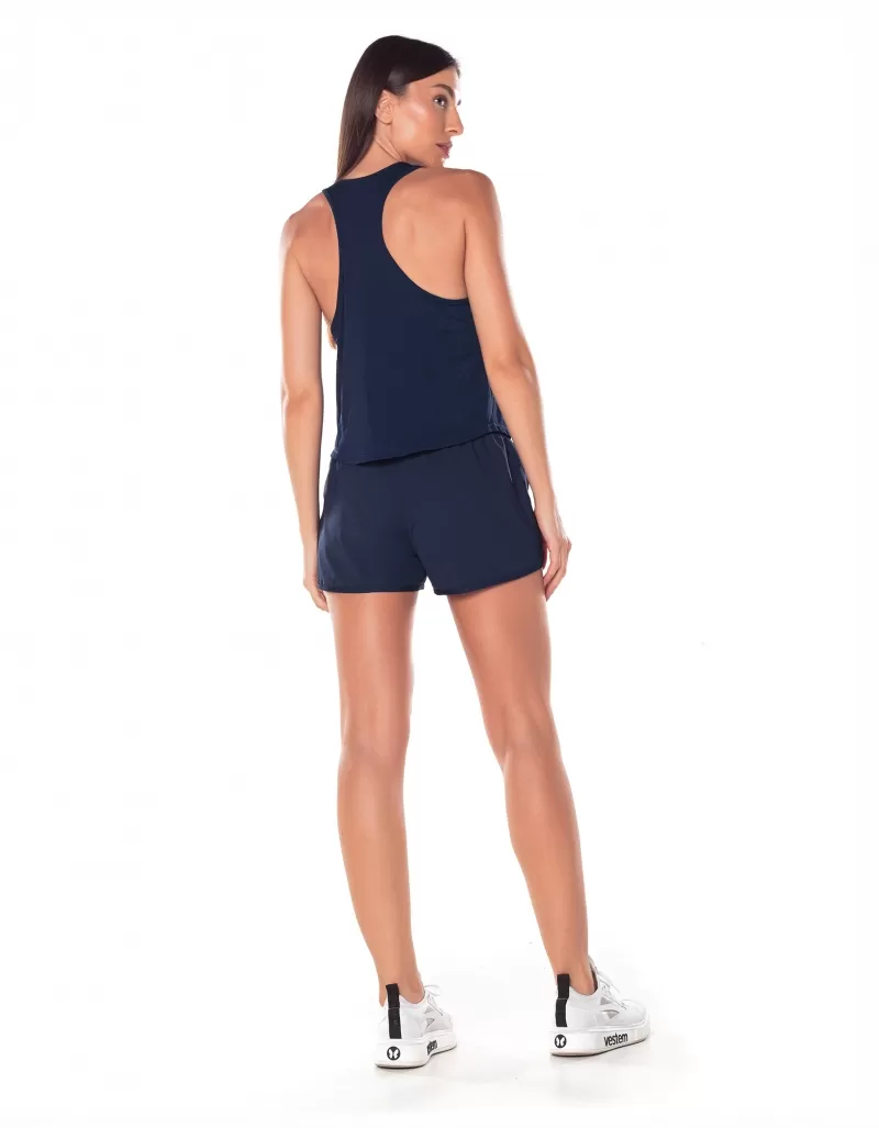 Vestem - Tank Shirt Dry Fit Slim Sunny Dark Navy - REG777.V25.C0173 Vestem - Tank Shirt Dry Fit Slim Sunny Dark Navy - REG777.V25.C0173
