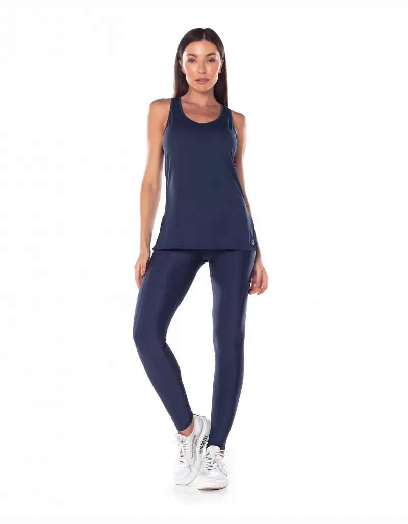 Vestem - Dry Fit Tank Shirt with Slit Honey Dark Navy - REG780.V25.C0173 Vestem - Dry Fit Tank Shirt with Slit Honey Dark Navy - REG780.V25.C0173