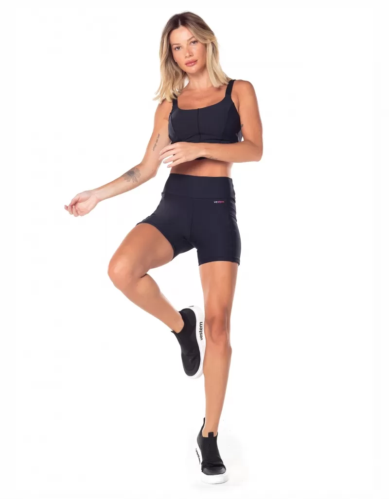 Vestem - Sunny Black Shorts with Pockets - SH626.V25.C0002 Vestem - Sunny Black Shorts with Pockets - SH626.V25.C0002