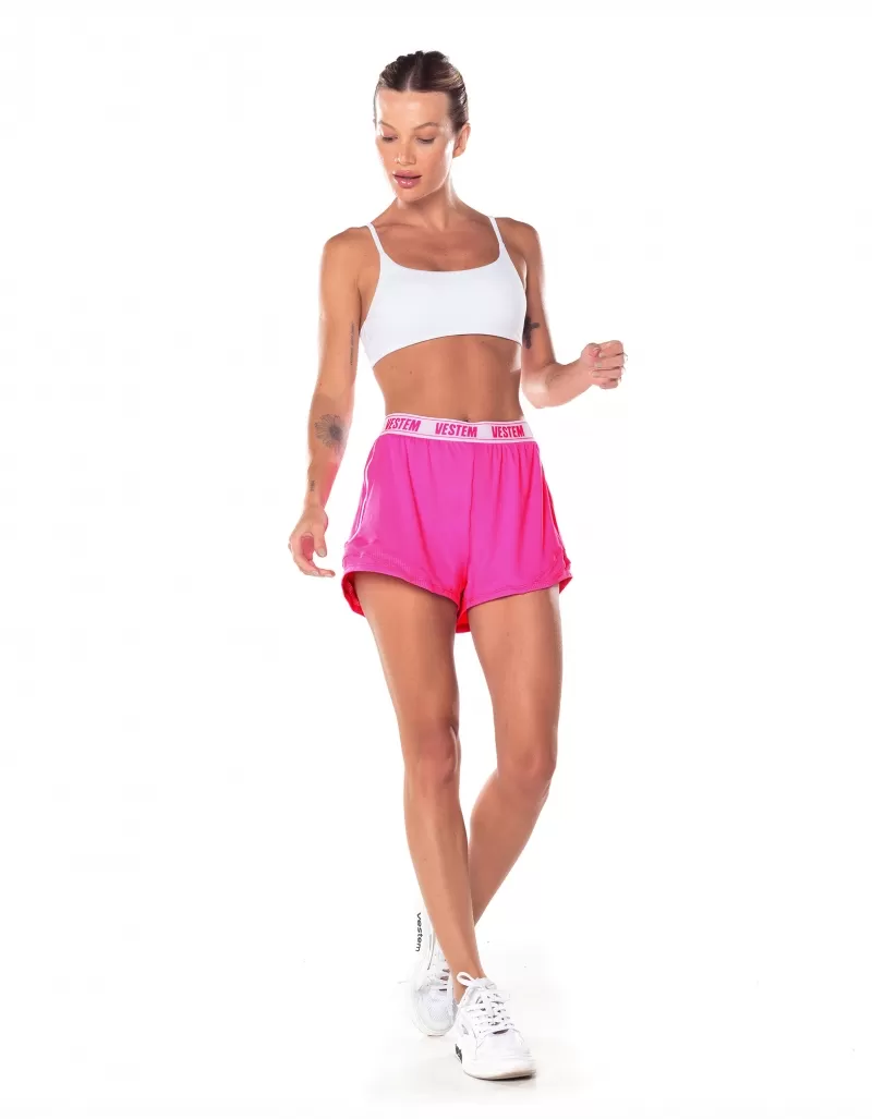 Vestem - Hera Pink Neon Running Shorts - SH628.V25.C0003 Vestem - Hera Pink Neon Running Shorts - SH628.V25.C0003
