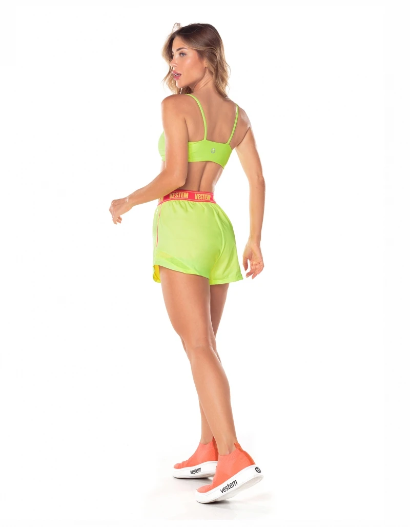 Vestem - Hera Neon Yellow Running Shorts - SH628.V25.C0009