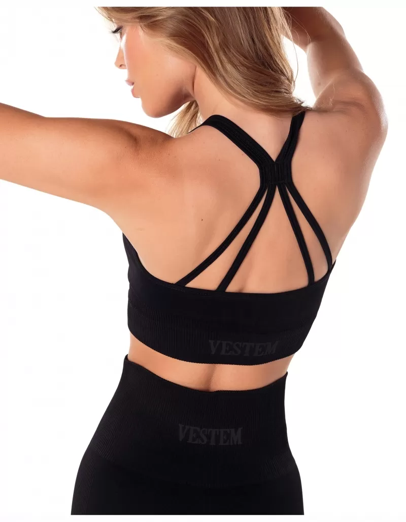 Vestem - Seamless Gal Black Top - TOP1047.V25.C0002 Vestem - Seamless Gal Black Top - TOP1047.V25.C0002