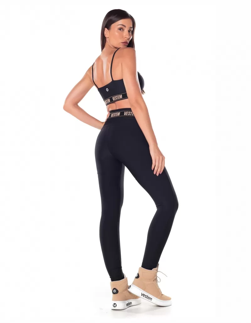 Vestem - Black Hera Custom Elastic Top - TOP723.V25.C0002 Vestem - Black Hera Custom Elastic Top - TOP723.V25.C0002