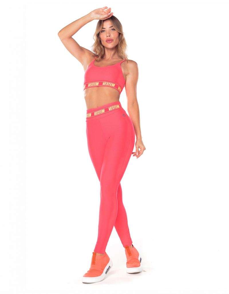 Vestem - Custom Elastic Sports Bra Hera Pink Electra - TOP723.V25.C0428