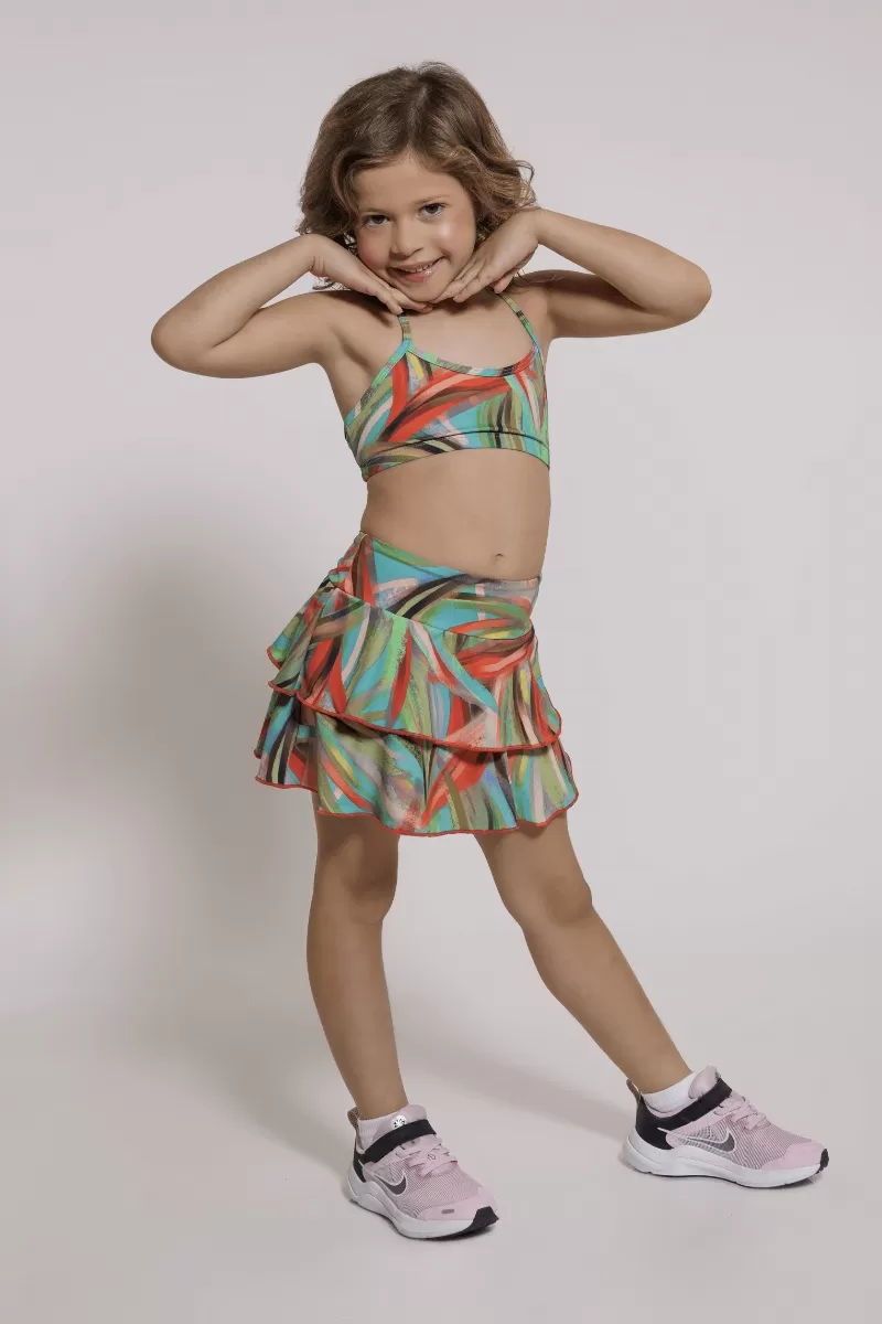 Trilha Verão - Lia Peach Ev Shorts - R08001