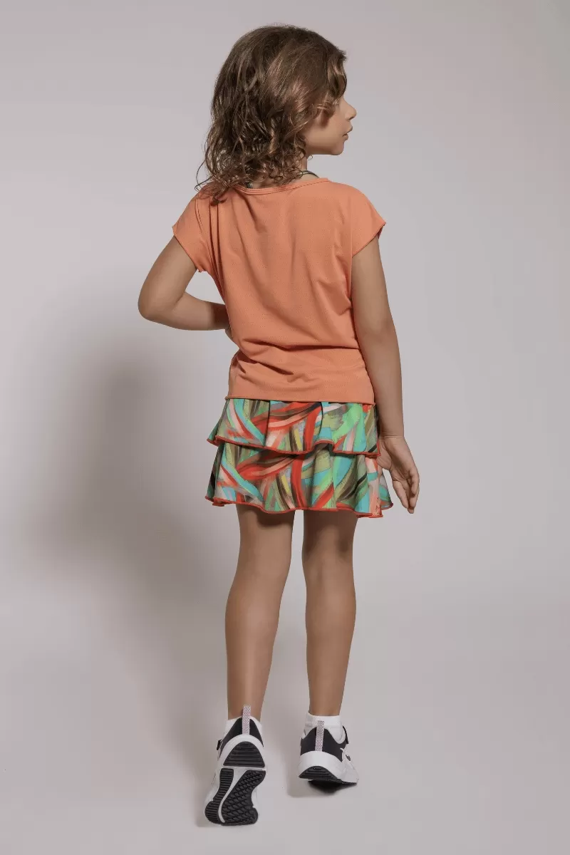 Trilha Verão - Lia Peach Ev Shorts - R08001