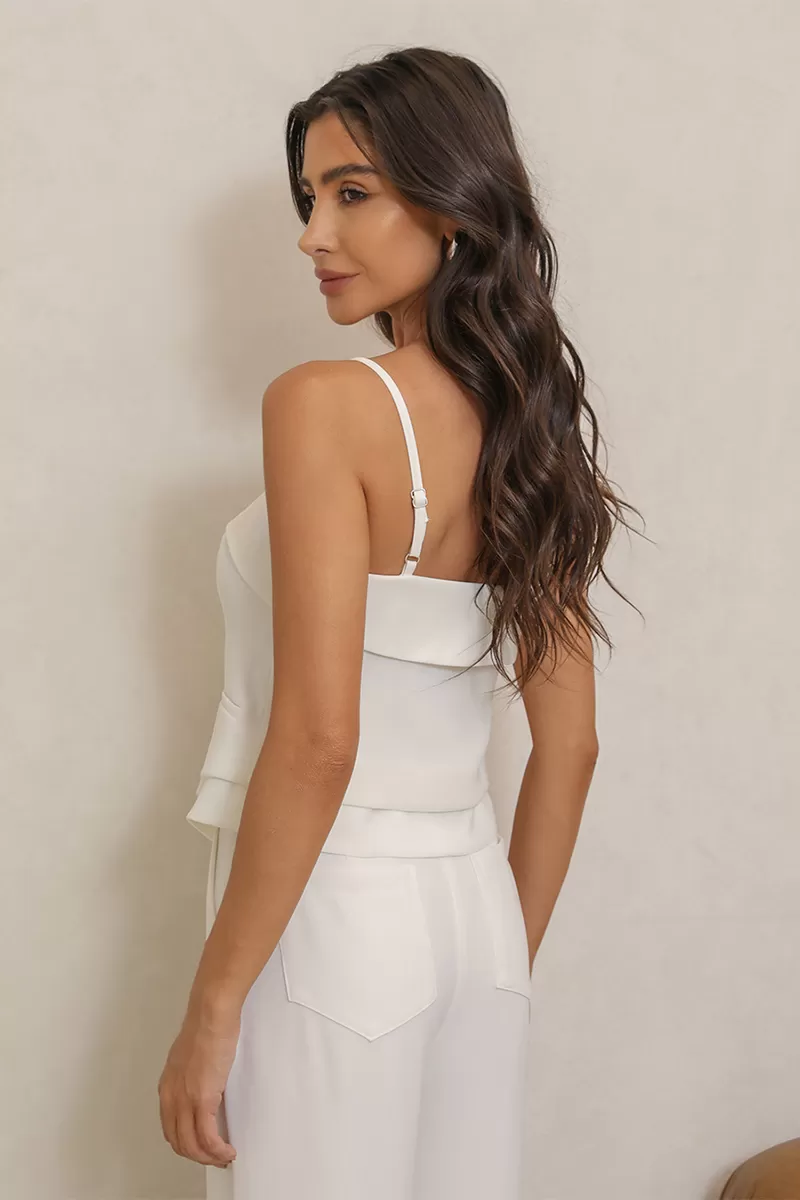 Dot Clothing - Set Dot Clothing Silvia Tailoring White - 2532BRANCO Dot Clothing - Set Dot Clothing Silvia Tailoring White - 2532BRANCO