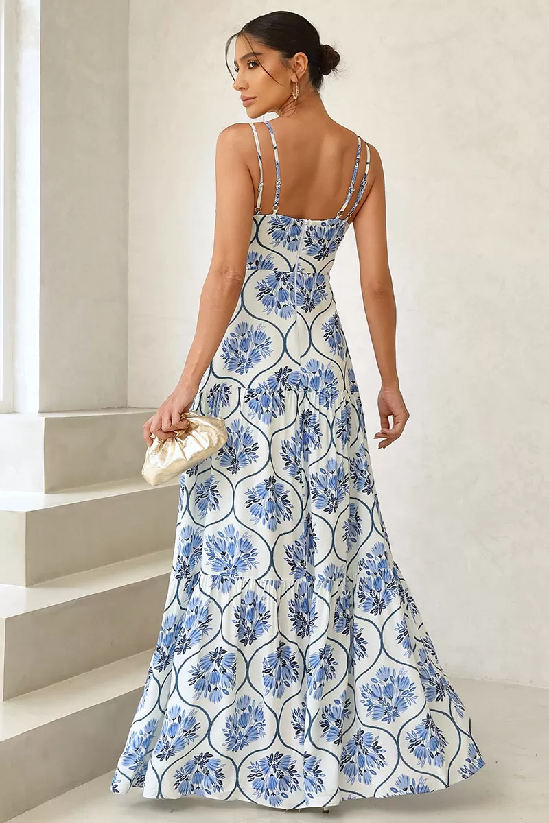 Miss Misses - Beatriz Printed Dress with Gripir - 54420002 Miss Misses - Beatriz Printed Dress with Gripir - 54420002