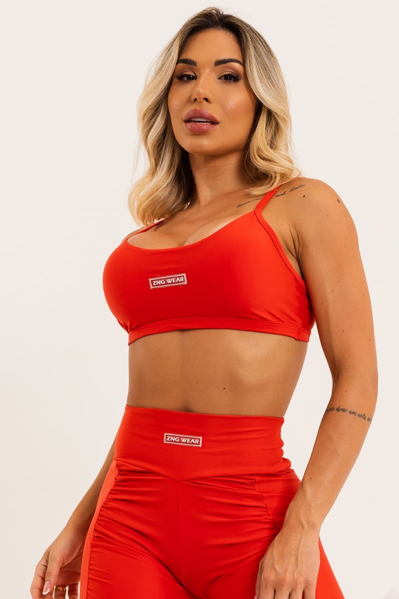 ZNG - TOP TIE BREAK RED - TOP599