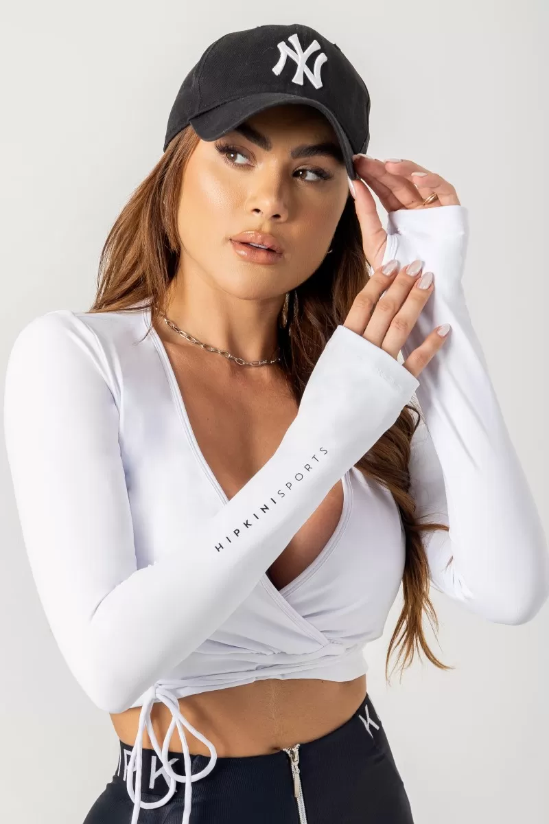 Hipkini - Cropped Gym Era White Long sleeve - 33330805