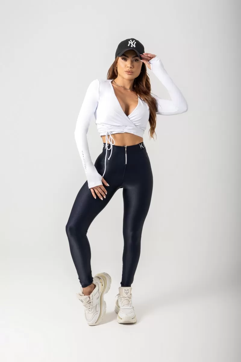 Hipkini - Cropped Gym Era White Long sleeve - 33330805