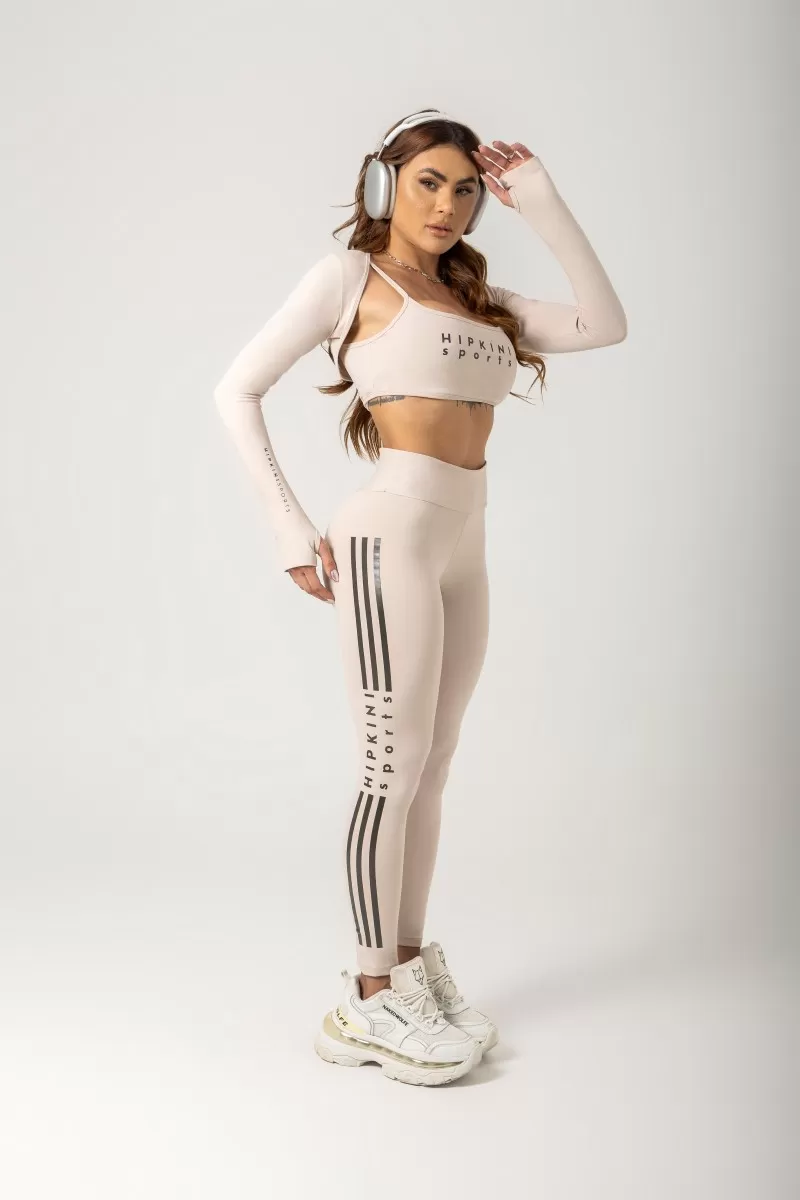Hipkini - Era Cream Gym Top with silk - 33330822 Hipkini - Era Cream Gym Top with silk - 33330822