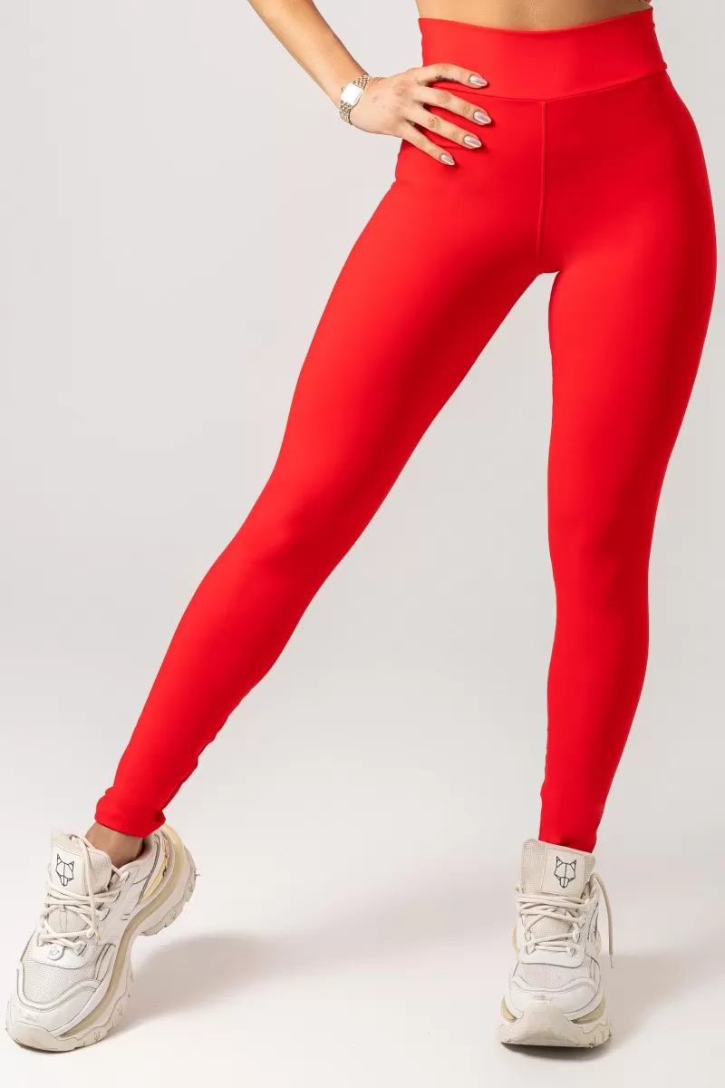 Hipkini - Red Era Gym Leggings with Butt Lift - 33330813 Hipkini - Red Era Gym Leggings with Butt Lift - 33330813